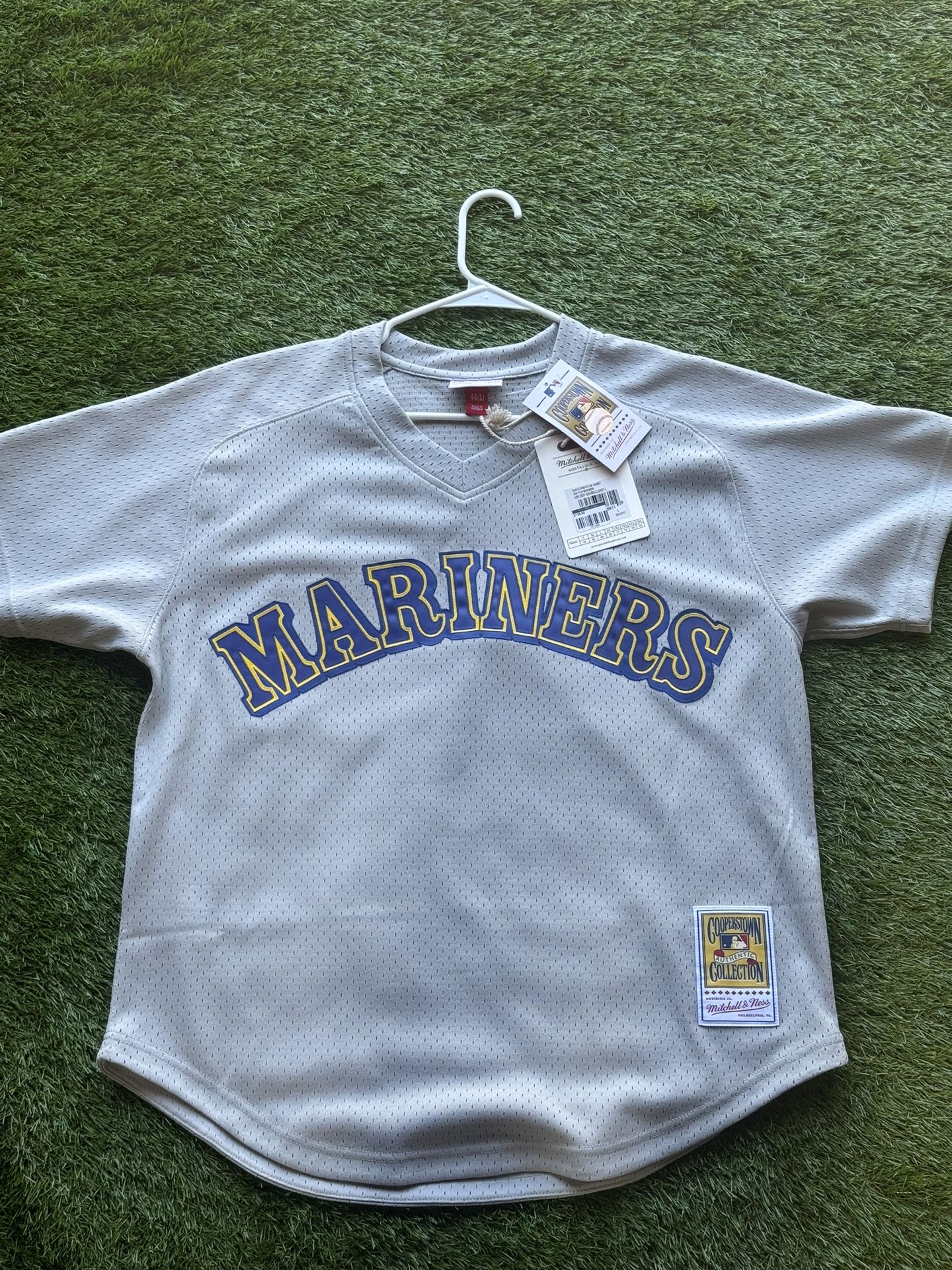 Seattle Mariners Mitchell And Ness Ken Griffey Jr Batting Practice Jersey Size Large