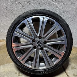 17–19 Mercedes Benz CLA 250 18x7.5 10 Spoke Wheels w/ Tires – $650 OBO