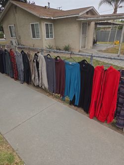 Garage sale big men's clothing four and five XL All items are dollar each