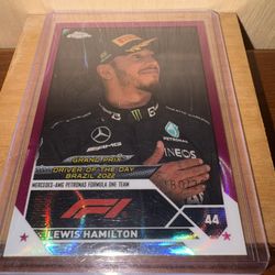 Lewis Hamilton Pink Card 180/250