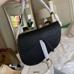 Dior Saddle Bag With Crossbody Strap 