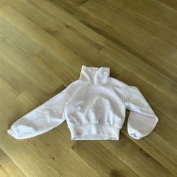 Lululemon Size 2 Crop Sweatshirt Light Pink