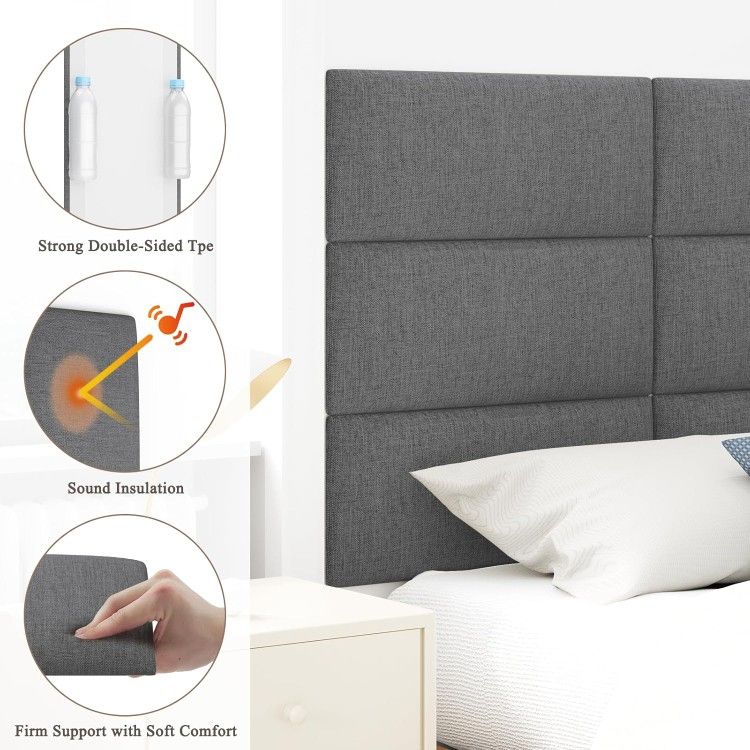 Elegant Headboard Panels For Queen Size Bed, Easy Peel And Stick!