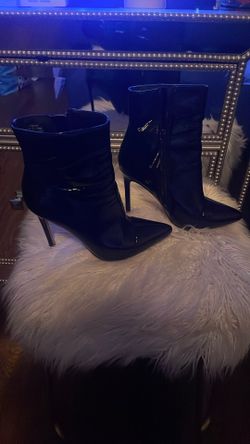 Boots Black Patten