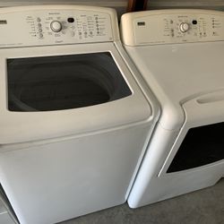 Kenmore top load washer and dryer