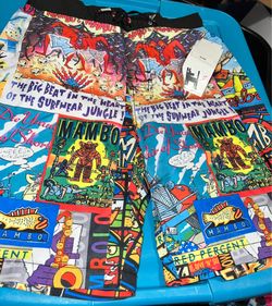 New. Boys 12 Mambo swim trunks