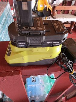 Ryobi Battery + Charger