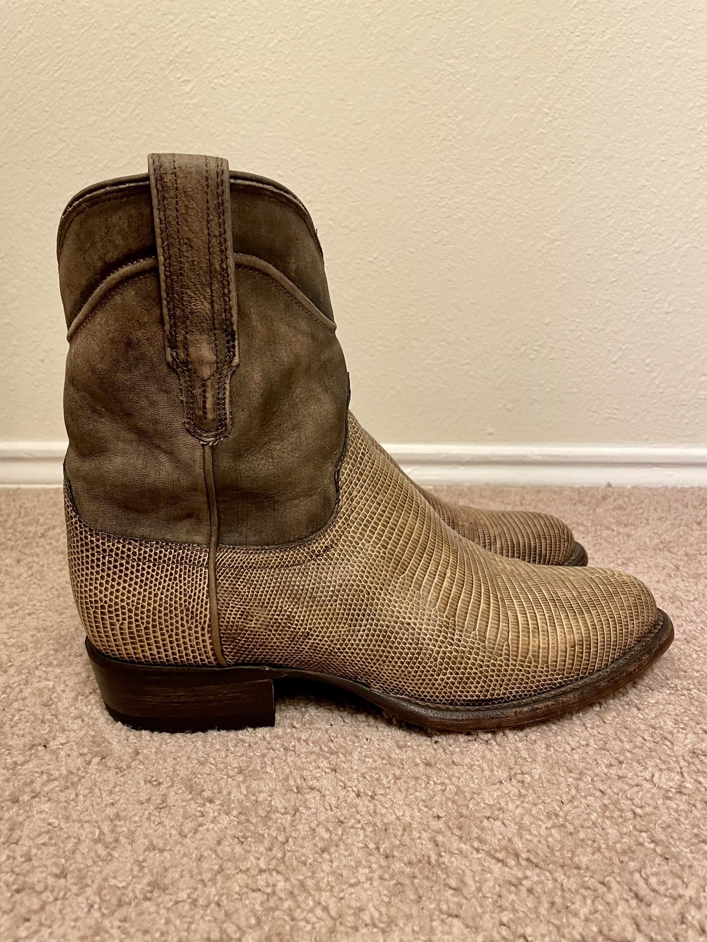 Tecovas The Nick Relic Lizard Boots