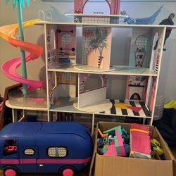 LOL Doll House, Camper, And Miscellaneous Dolls!