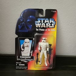 Kenner Star Wars Power of the Force Stormtrooper with Red Card Action Figure A