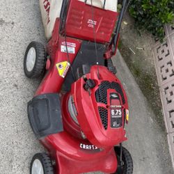 Craftsman Self Propelled Good Working Condition Tested Before Buy It 6.75.hp 190cc.    160$$ Cash 