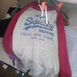 Vintage Sweatshirt Raglan Hoodie