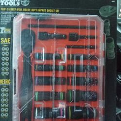 K line Flip Deep Impact Socket Set
