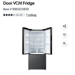 Hamilton Beach 16.6 Cu Ft French Door VCM Fridge