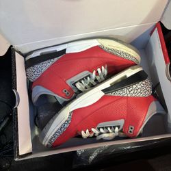 Jordan Retro 3 Red Cement Size 11.5 og All 