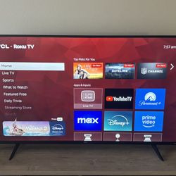 55” TCL Roku TV
