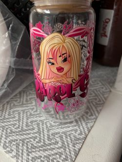 Karol G glass cup