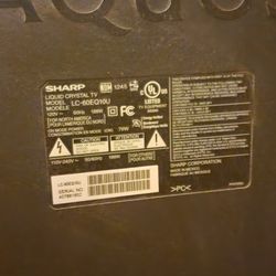 Sharp Aquos TV 