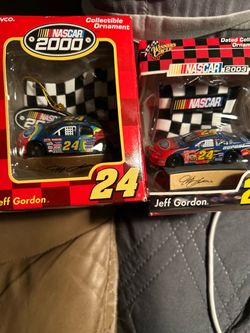 Jeff Gordon #24 NASCAR Collectible Ornaments 2000 & 2003