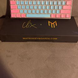 Matrix x Clix Limited Edition Cotton Candy Keyboard