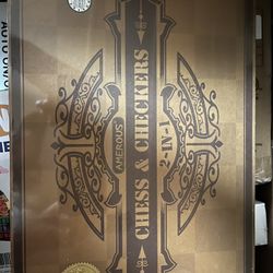 Amerous Chess And Checkers Set