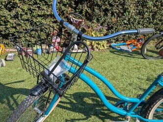 Blue Beach Cruiser Bike