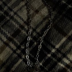 Chain necklace w cuffs and keys