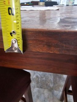 Hard solid Oakwood table