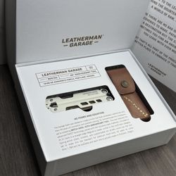 Leatherman Garage Batch #005 40th Anniversary Multi-Tool Box w/ Leather Sheath