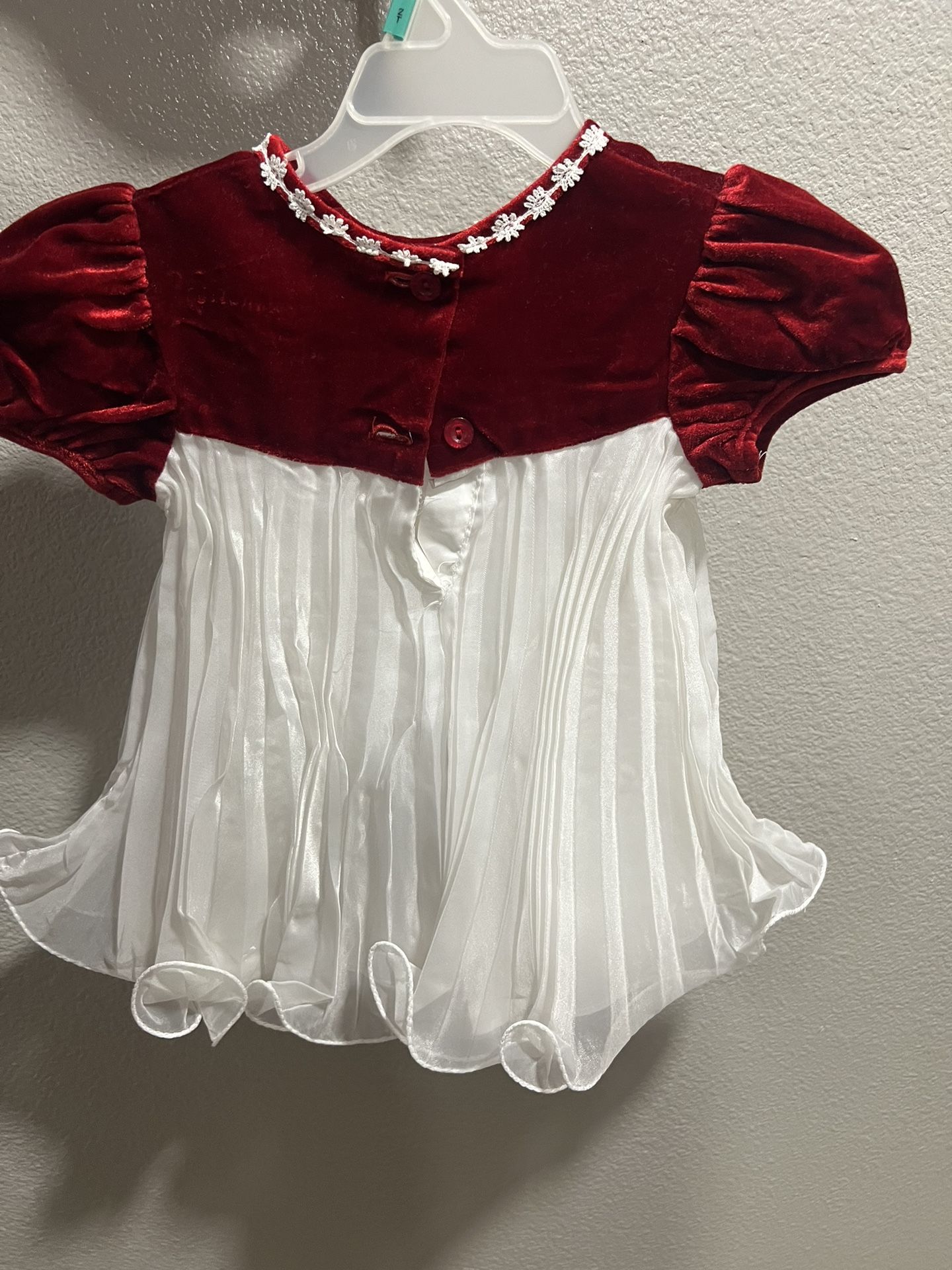 Red And White Kid Dress