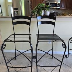 2 Large Size Metal Chairs