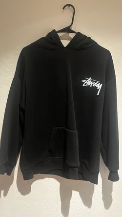 Stussy Black Pullover Hoodie