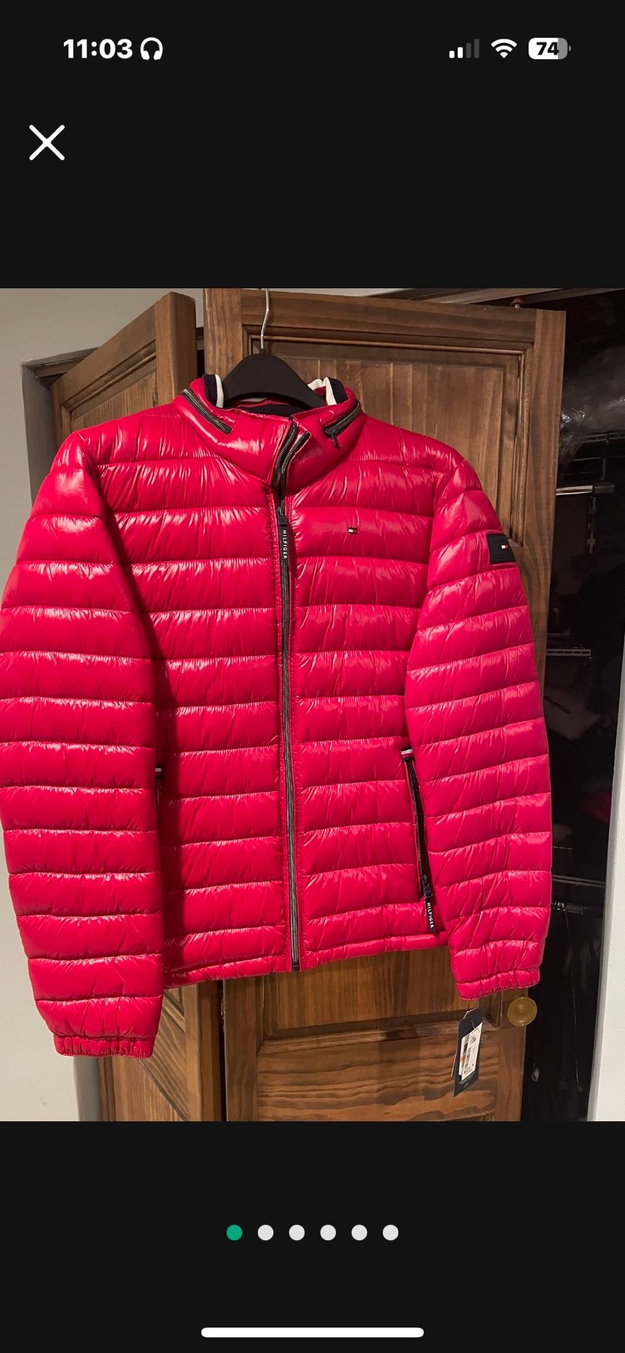 Tommy Hilfiger Red Jacket Size S