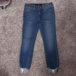 Girls Blue Skinny Jeans 