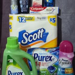 NASHVILLE, GA Lot Of 9 Purex Household Bundle 