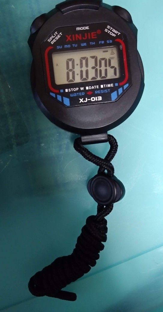 Xj-013 Water Resistant Plastic Stopwatch Easy Stopwatch Xinjie