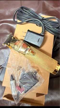 Gold Professional Hair Trimmer with Accessories