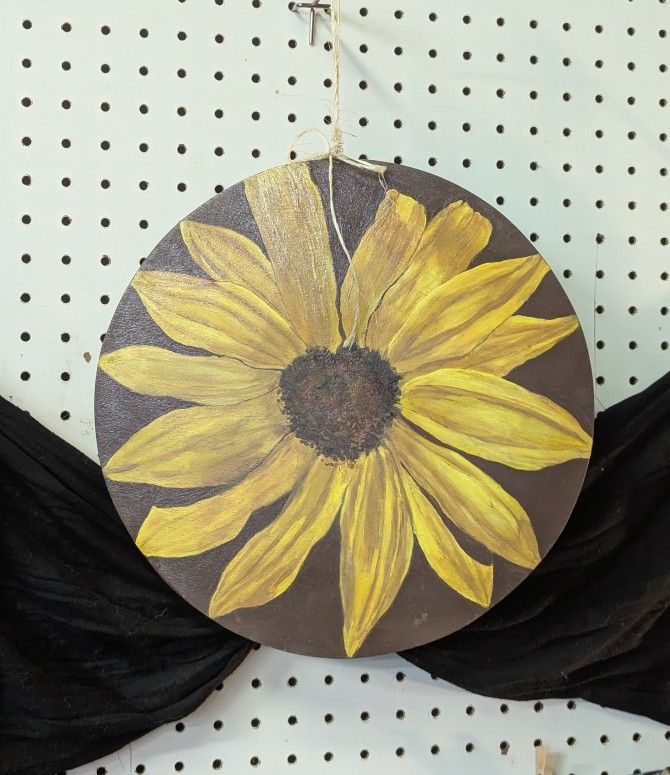 Hand Painted Sunflower