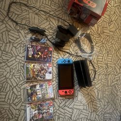 Switch With  4  Games