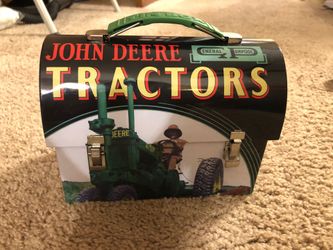 John Deere metal lunch box