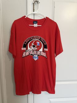 Red Louisiana Tech University football tee