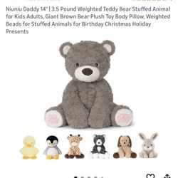 Weighted Teddy Bear Stuffed Animal
