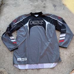 Fox Racing Jersey Shirt Men’s XXL Gray Motocross Motorcycle Biking HC