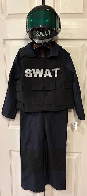 *NEW* Children’s SWAT Costume (3)-Pieces - Size 5/6