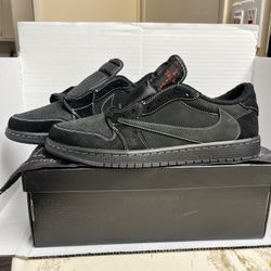 Nike Jordan 1 Low Travis Scott Black Phantom Size 13 + Multiple Sizes Available 