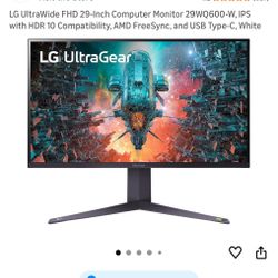 LG  UltraGear 29inch Gaming Monitor 