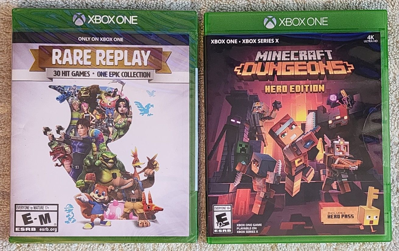 Rare Replay & Minecraft Dungeons Xbox One Games