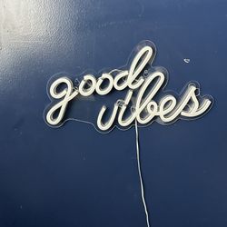 Pink Good Vibes LED SIGN