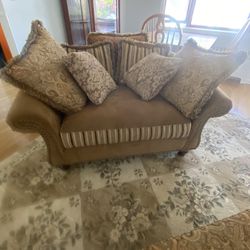 Beautiful Raynor And Flanagan Love Seat Couch