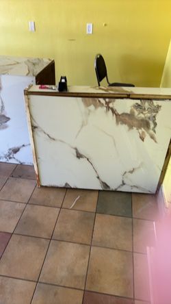 Door with a counter